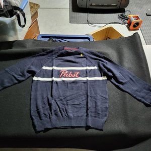 Embroidered Pabst Sweater Large